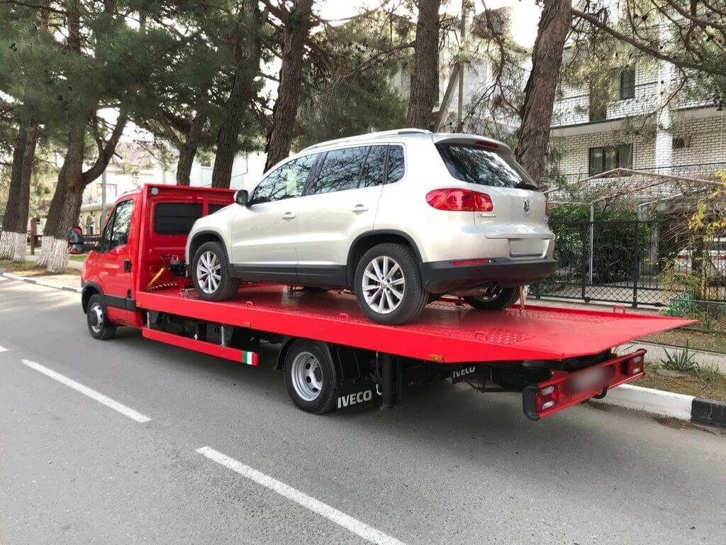 Фото работы эвакуатора