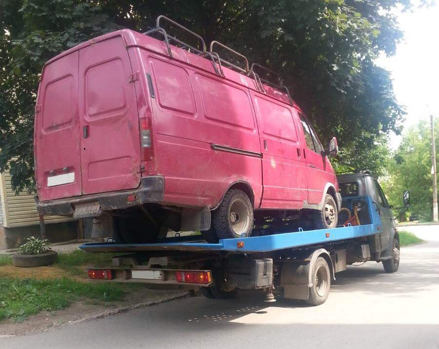 Эвакуатор микроавтобусов